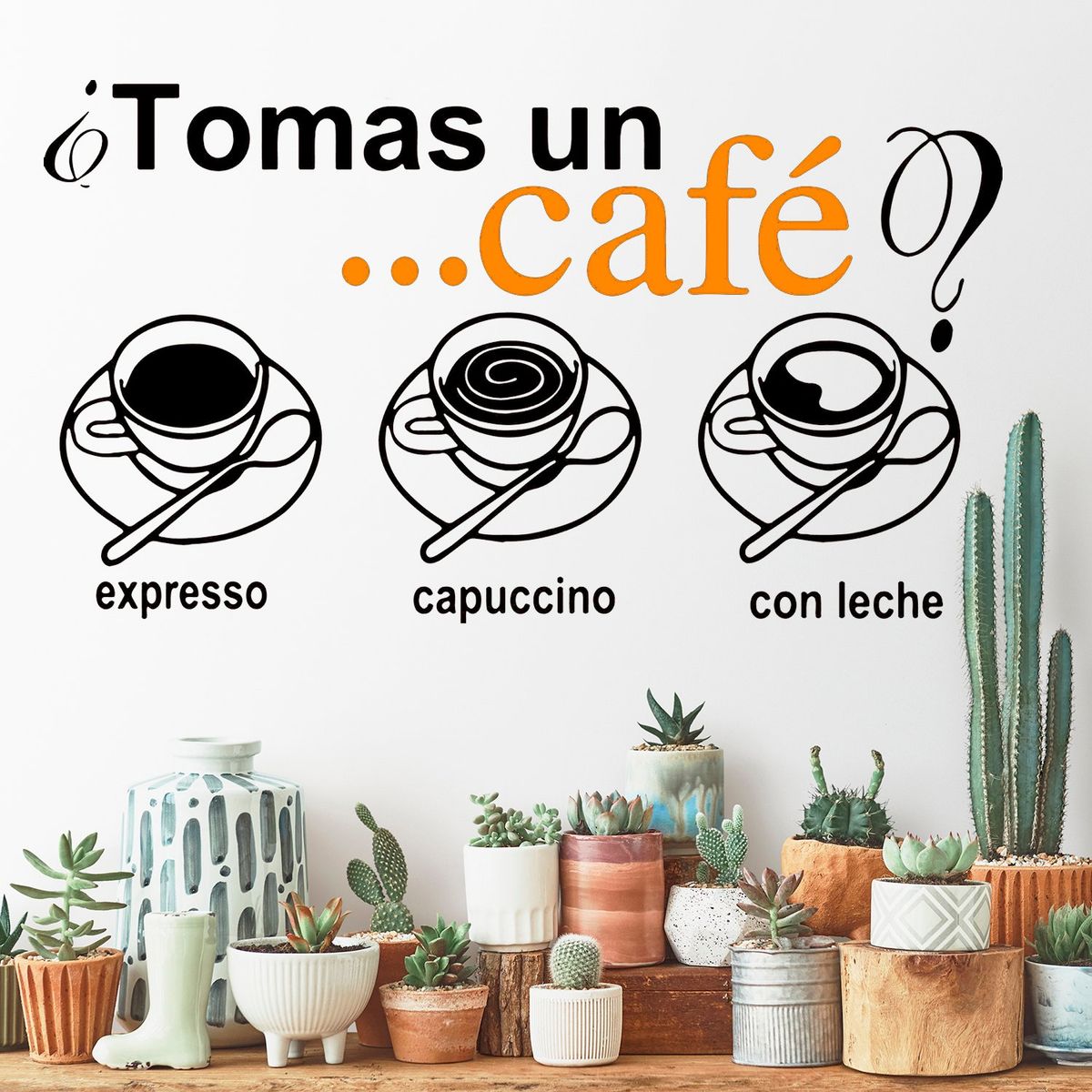 STICKART - Vinilo Tómate Un Café