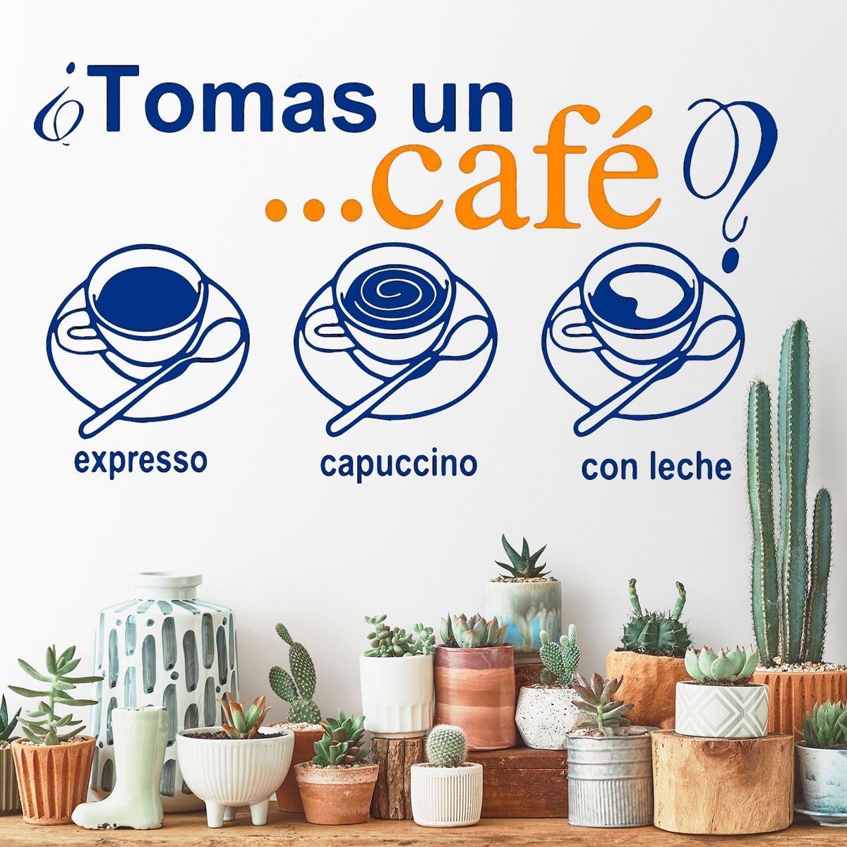 STICKART - Vinilo Tómate Un Café