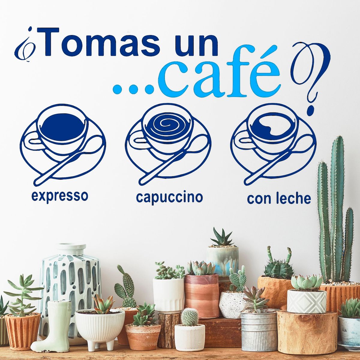 STICKART - Vinilo Tómate Un Café