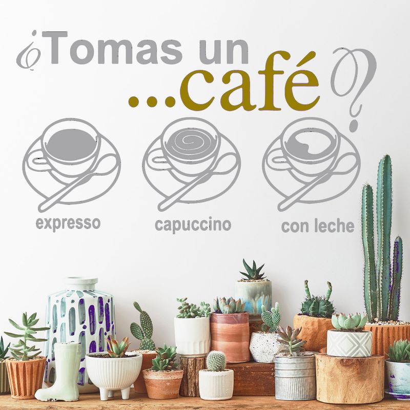 STICKART - Vinilo Tómate Un Café