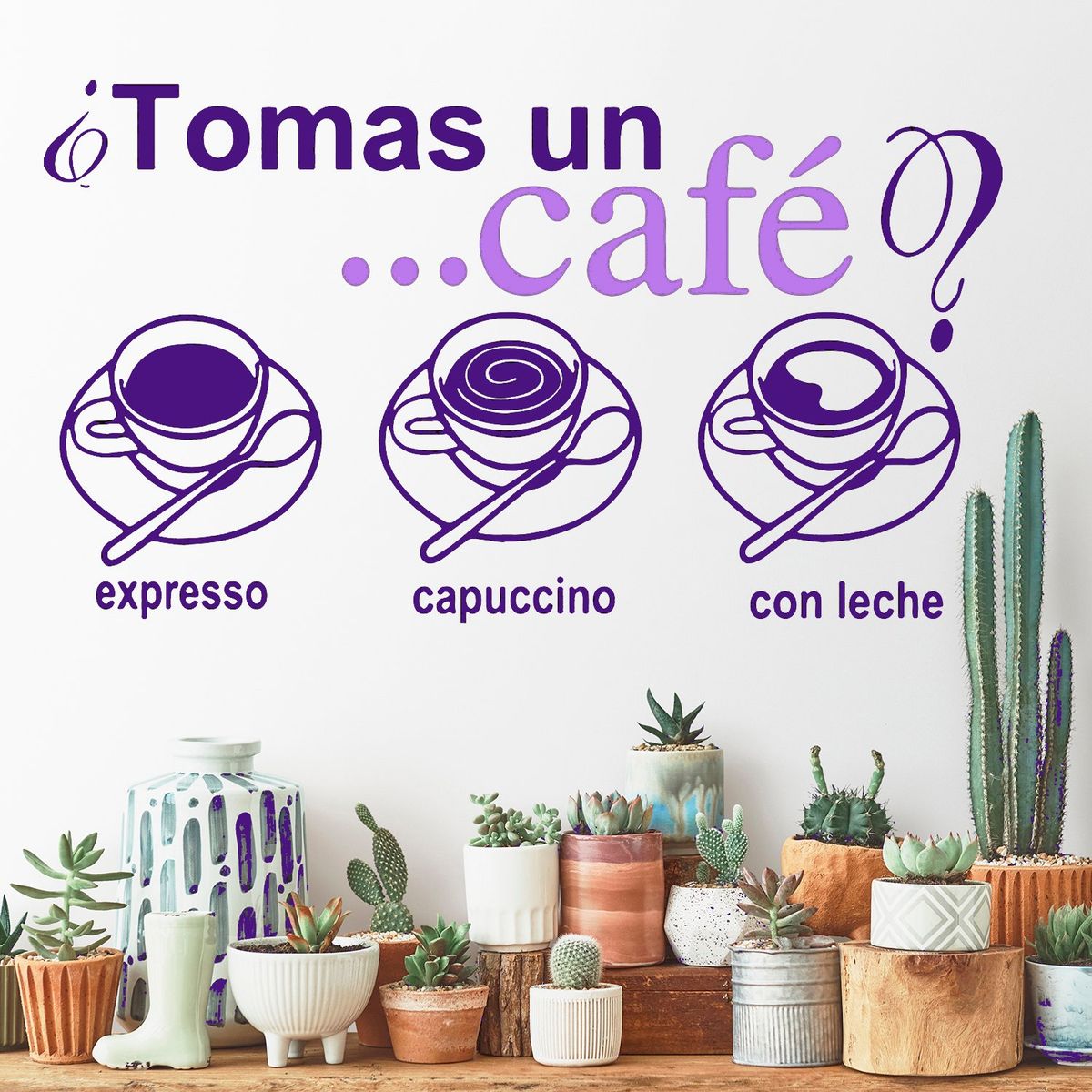 STICKART - Vinilo Tómate Un Café