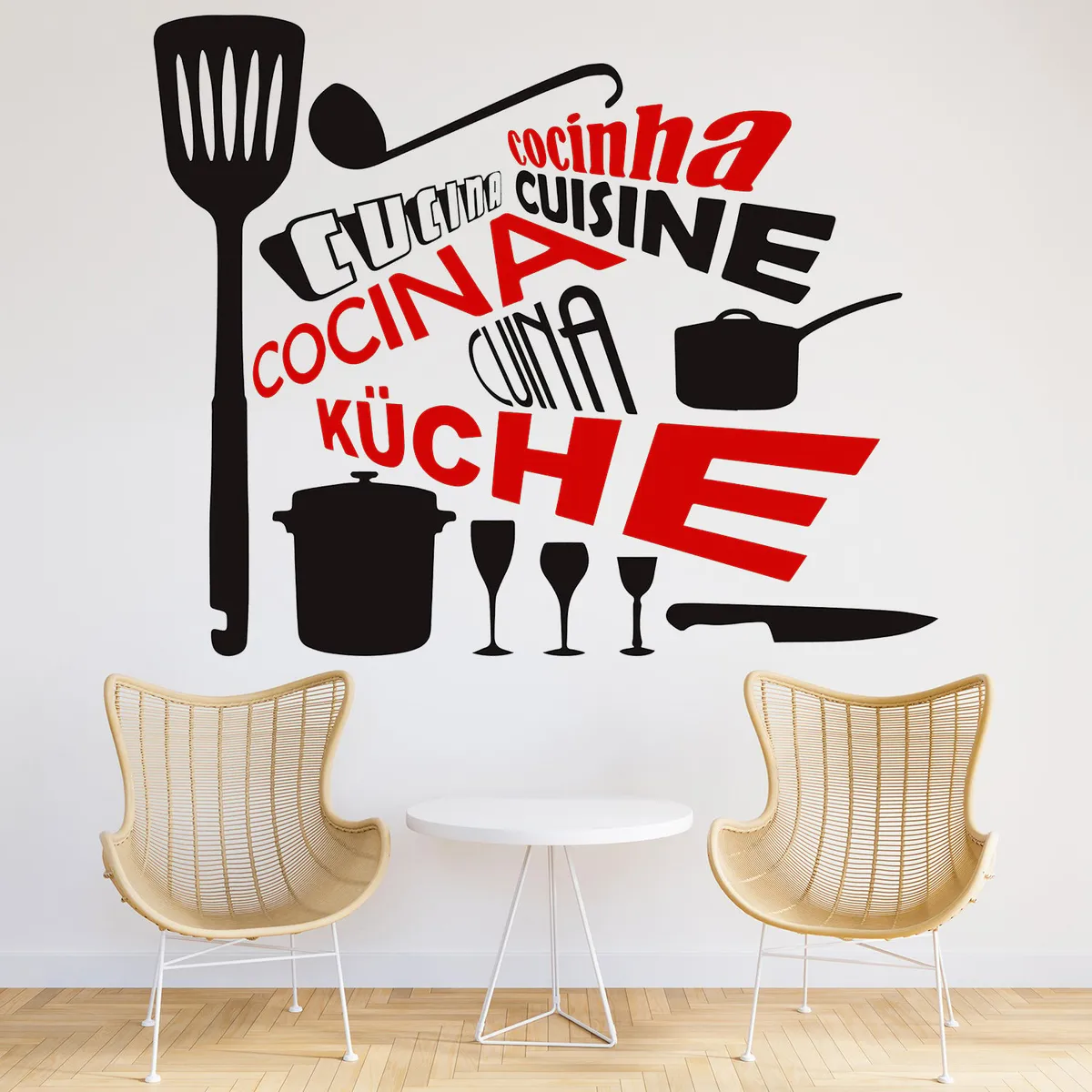 STICKART - Vinilo Cocina En Idiomas