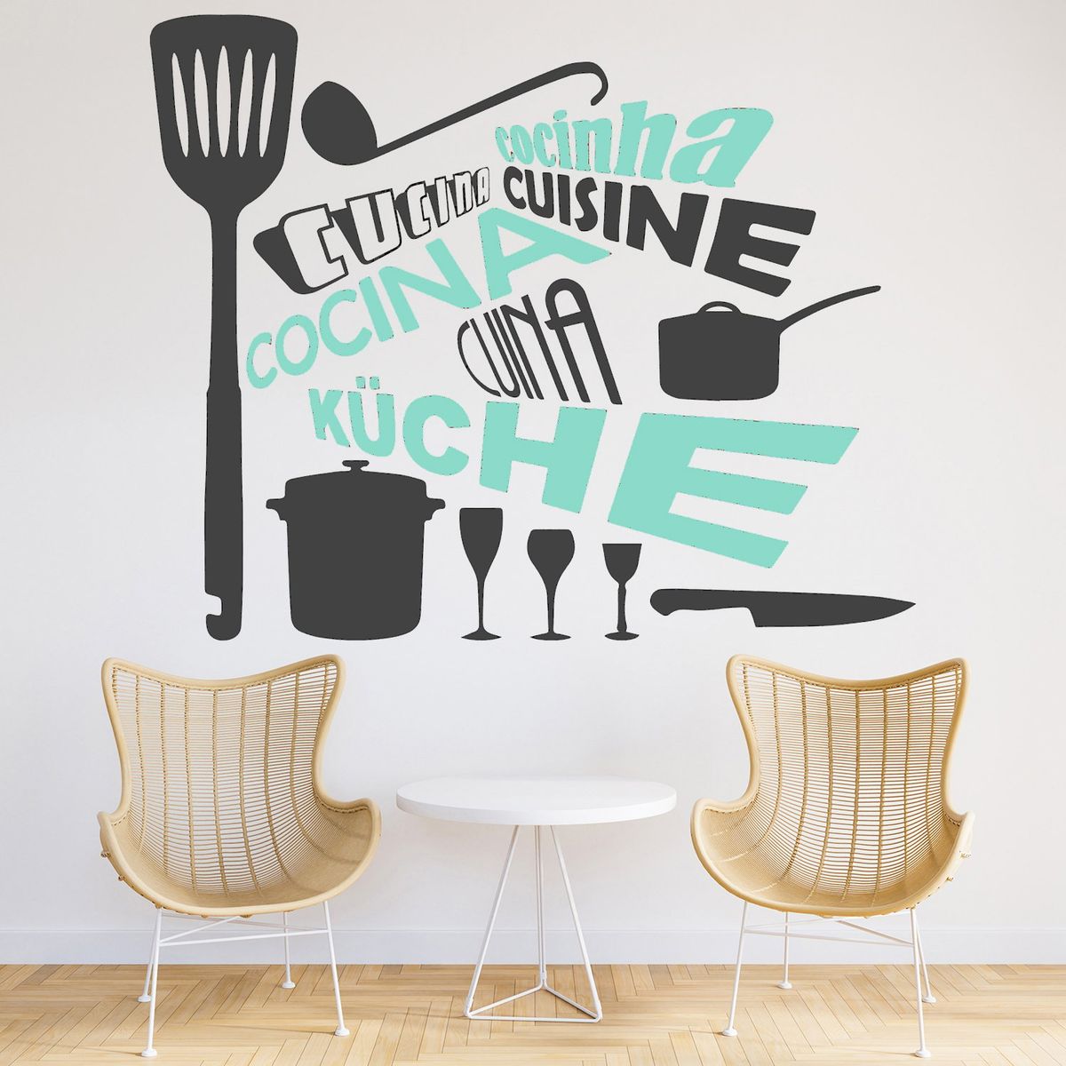 STICKART - Vinilo Cocina En Idiomas