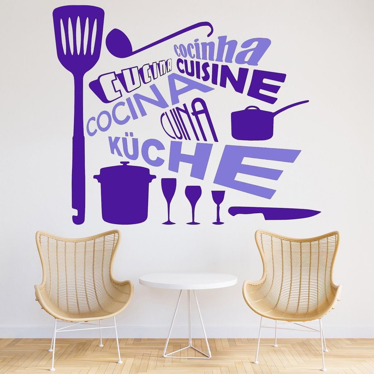 STICKART - Vinilo Cocina En Idiomas