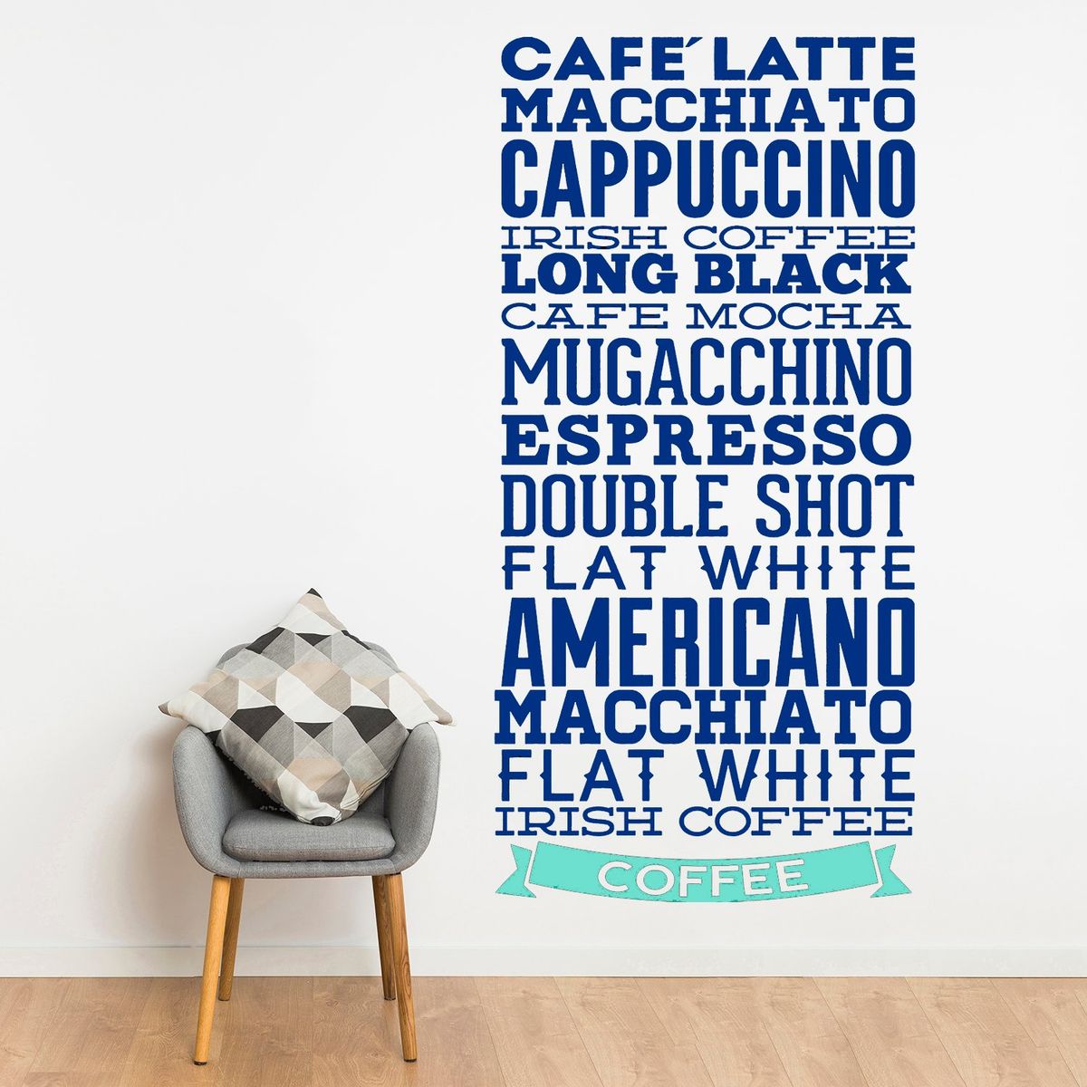 STICKART - Vinilo Tipos De Café