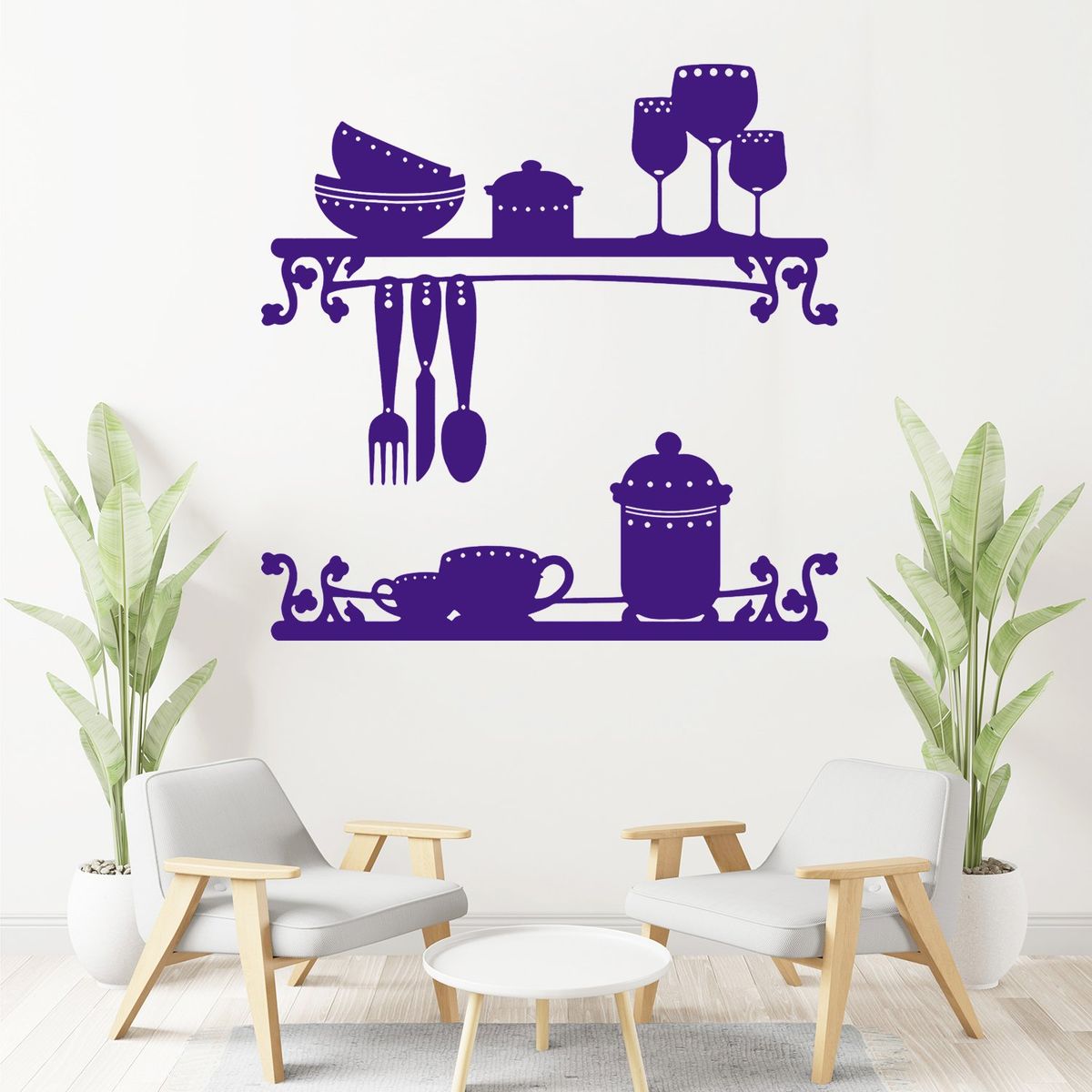 STICKART - Vinilo Utensilios De Cocina