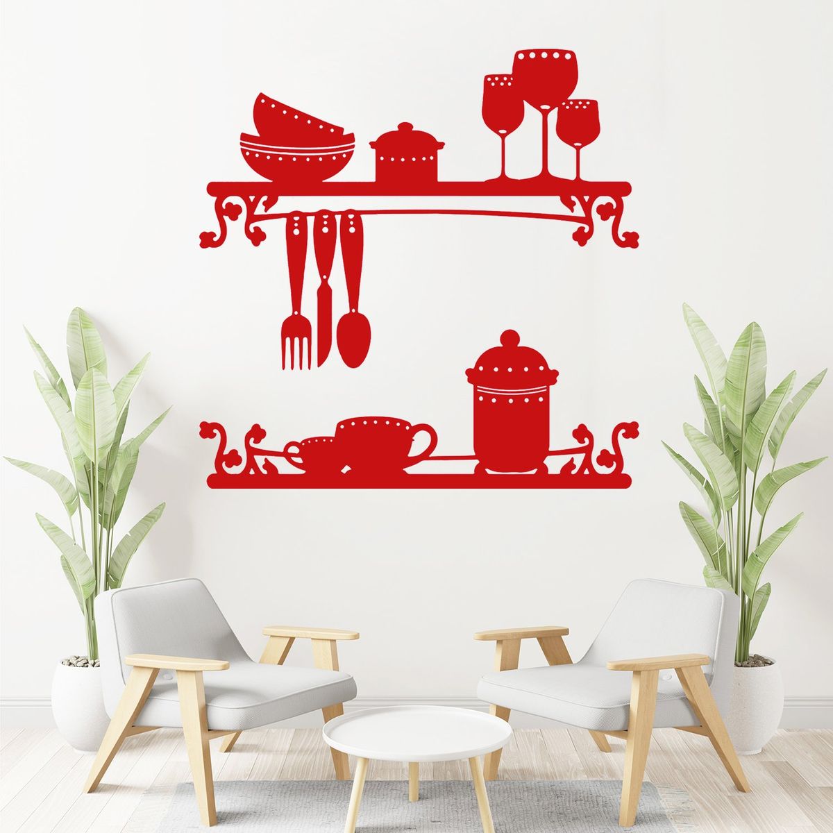 STICKART - Vinilo Utensilios De Cocina