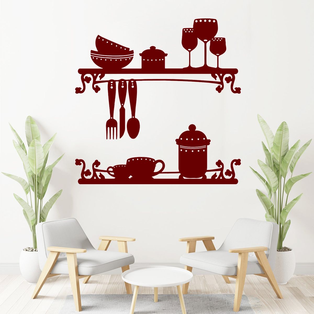 STICKART - Vinilo Utensilios De Cocina