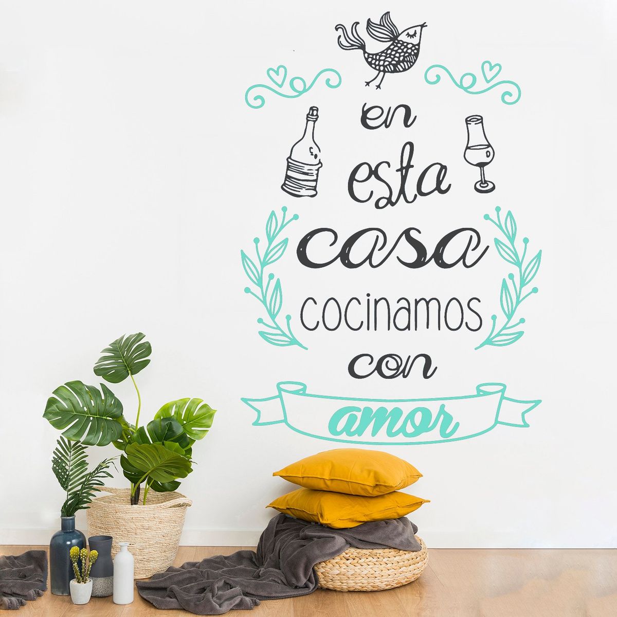 STICKART - Vinilo Decorativo En Esta Casa