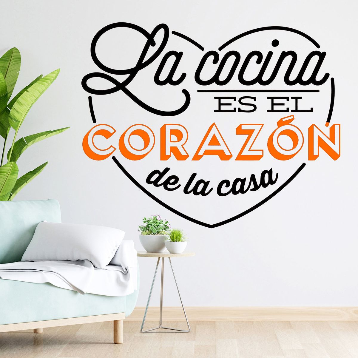 STICKART - Vinilo Corazón De La Casa