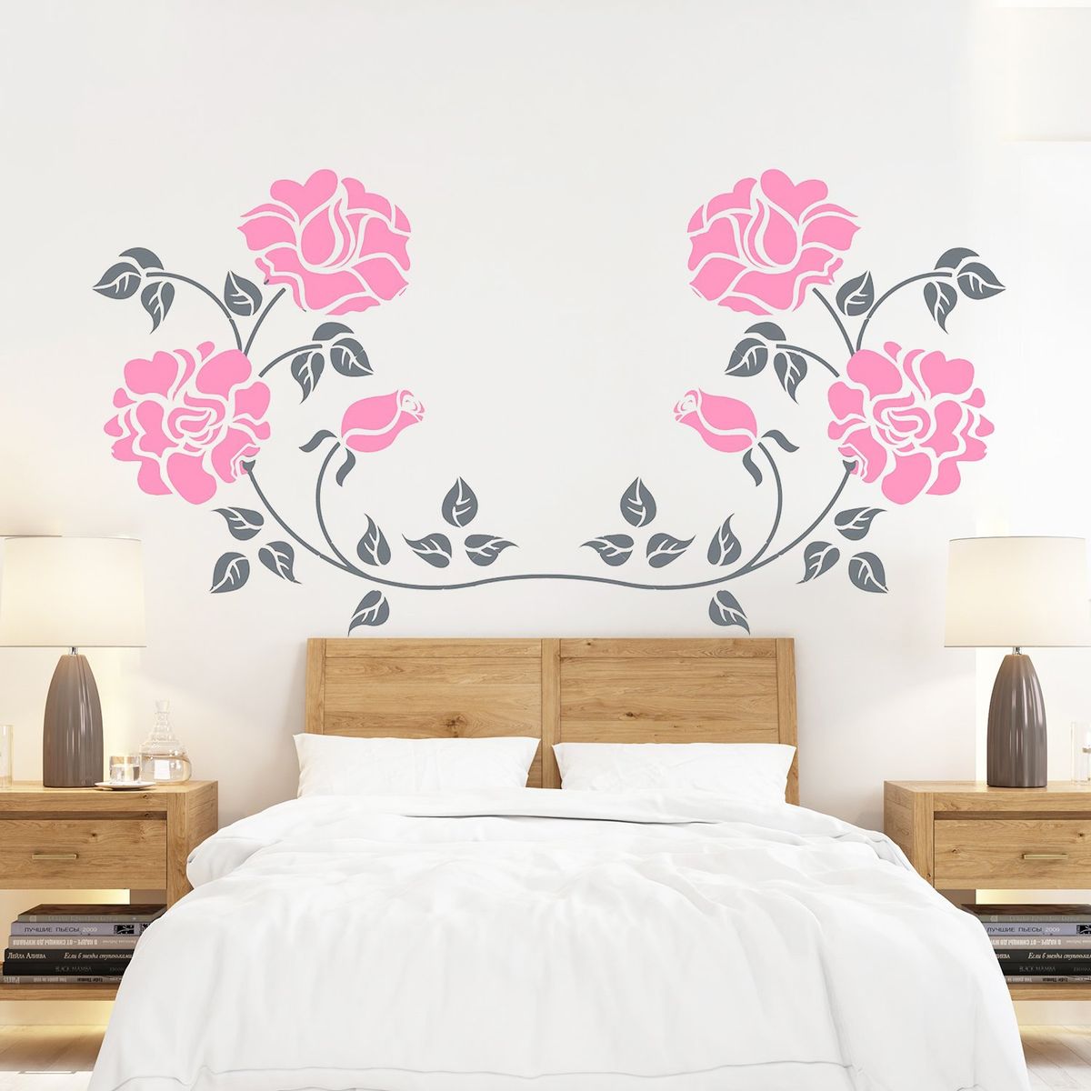 STICKART - Vinilo Rosas Y Ramas