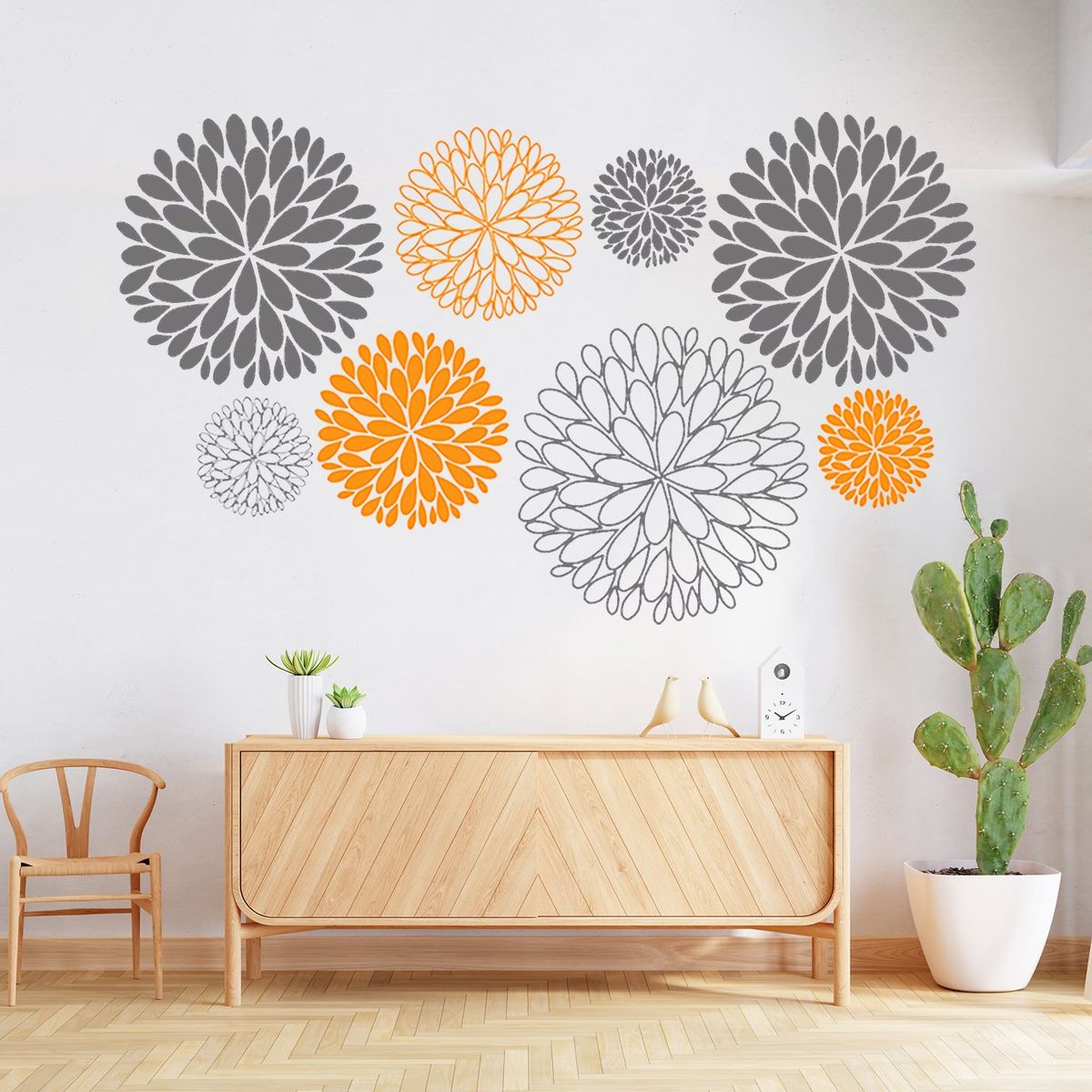 STICKART - Vinilo Explosión De Hojas