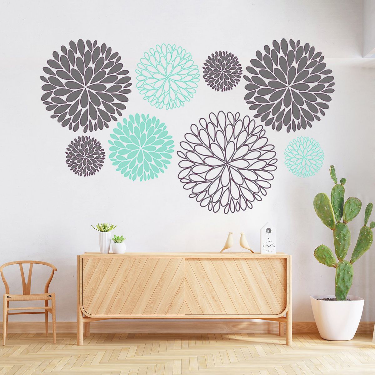 STICKART - Vinilo Explosión De Hojas