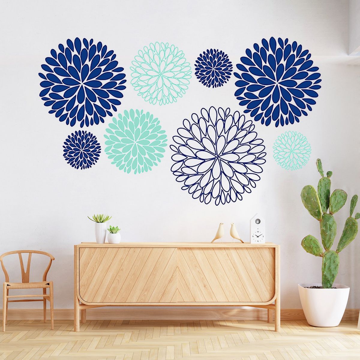 STICKART - Vinilo Explosión De Hojas