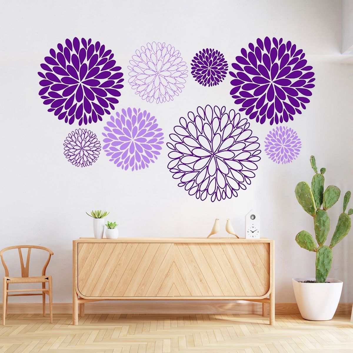 STICKART - Vinilo Explosión De Hojas