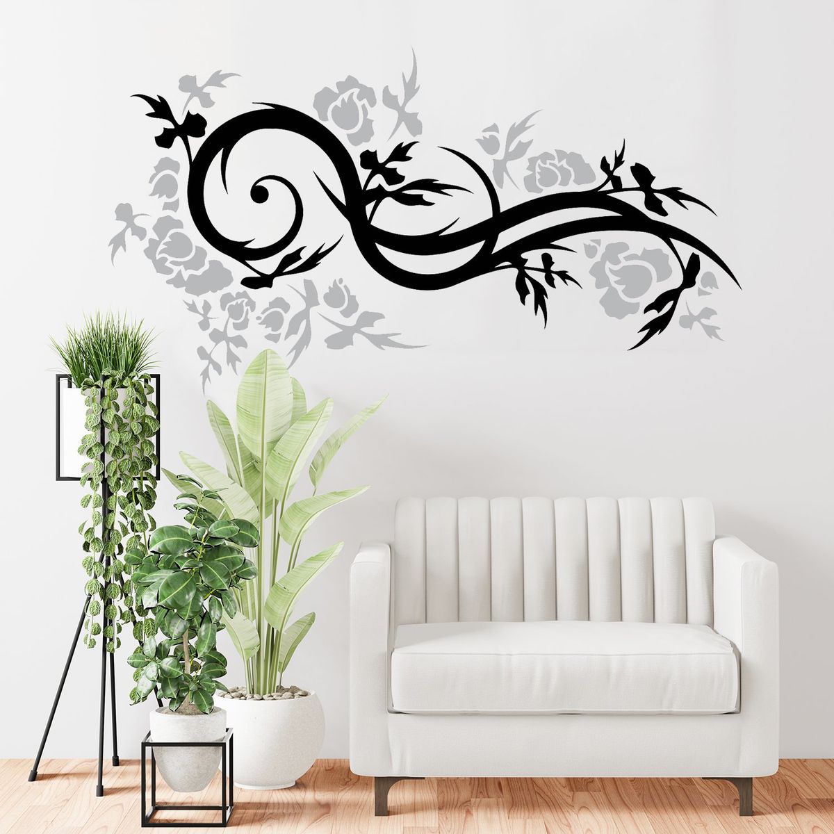 STICKART - Vinilo Hojas Y Curvas