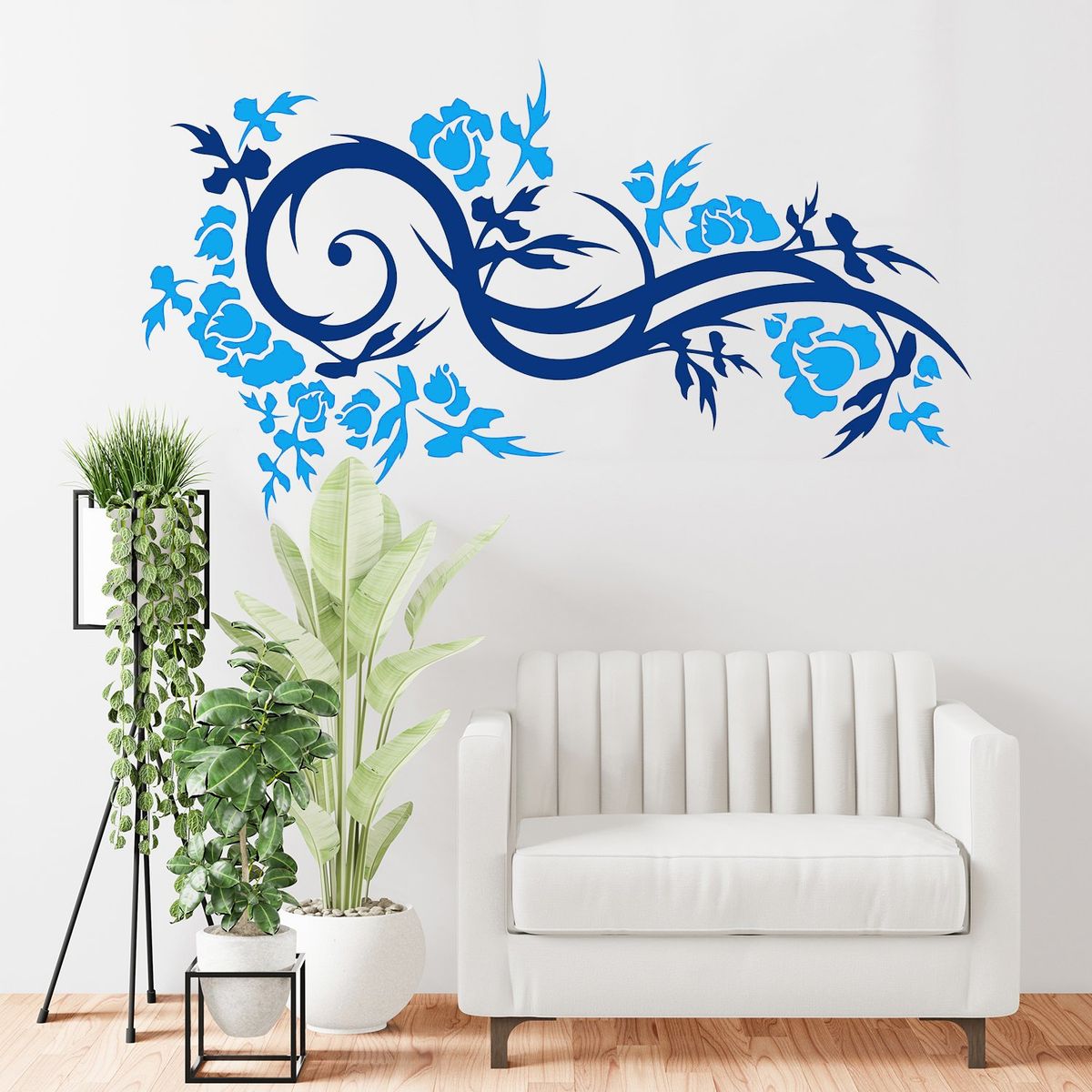 STICKART - Vinilo Hojas Y Curvas