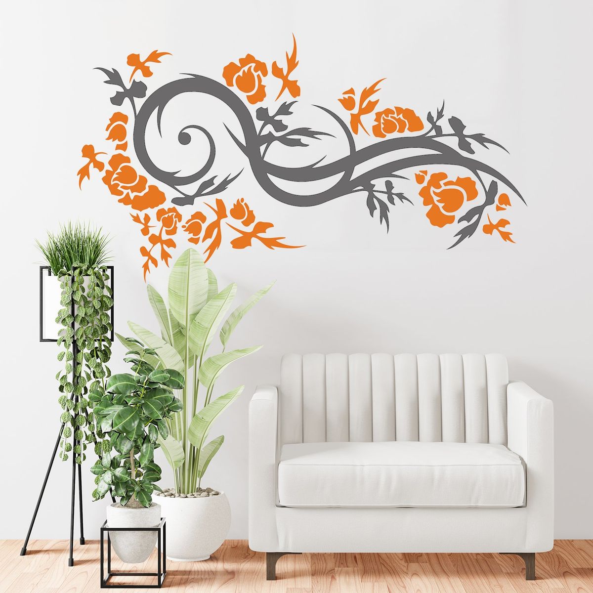 STICKART - Vinilo Hojas Y Curvas