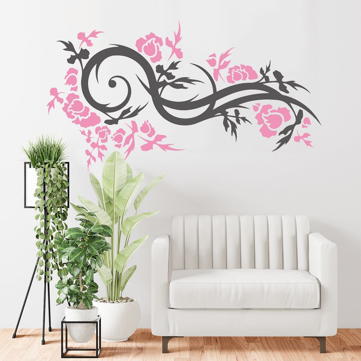 STICKART - Vinilo Hojas Y Curvas