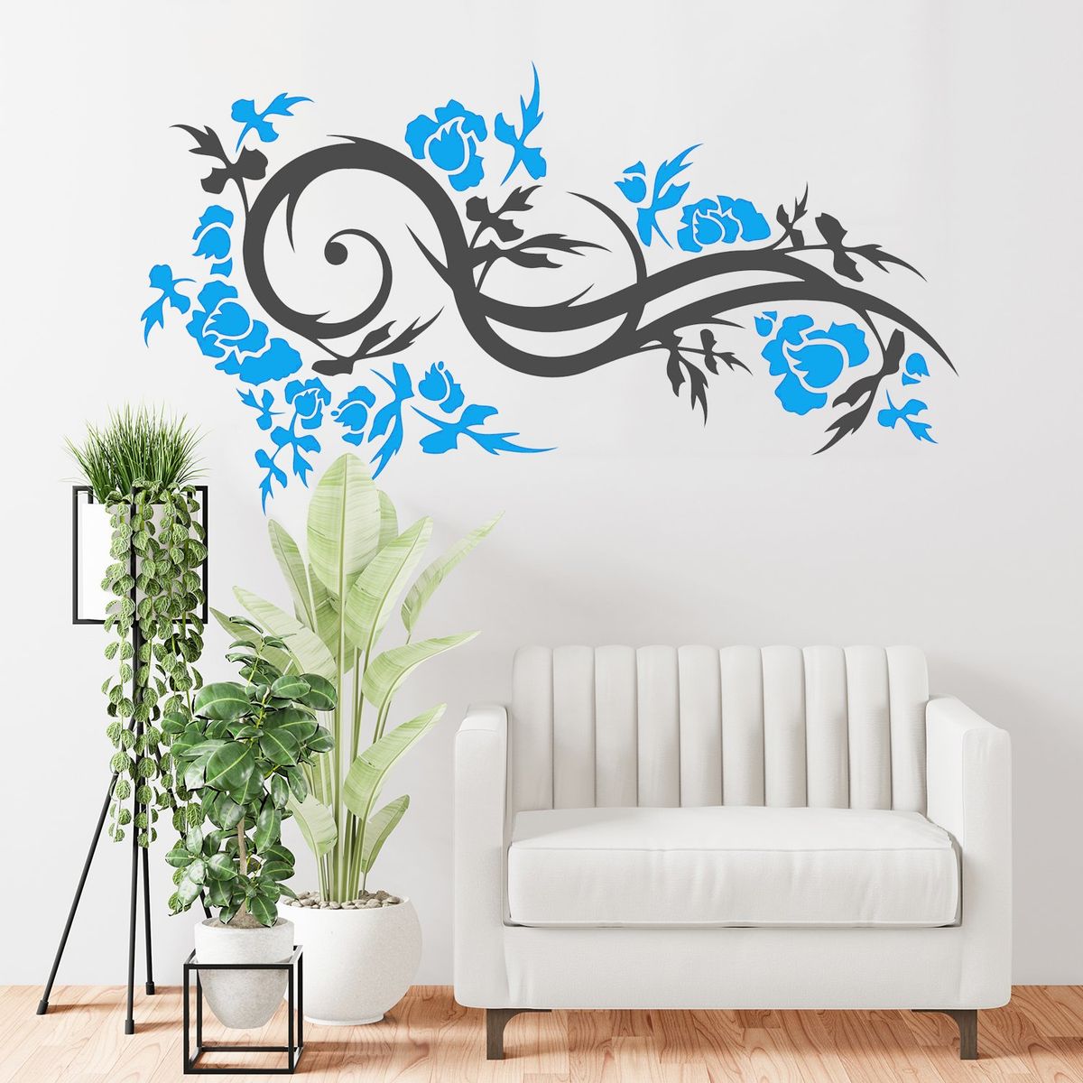 STICKART - Vinilo Hojas Y Curvas