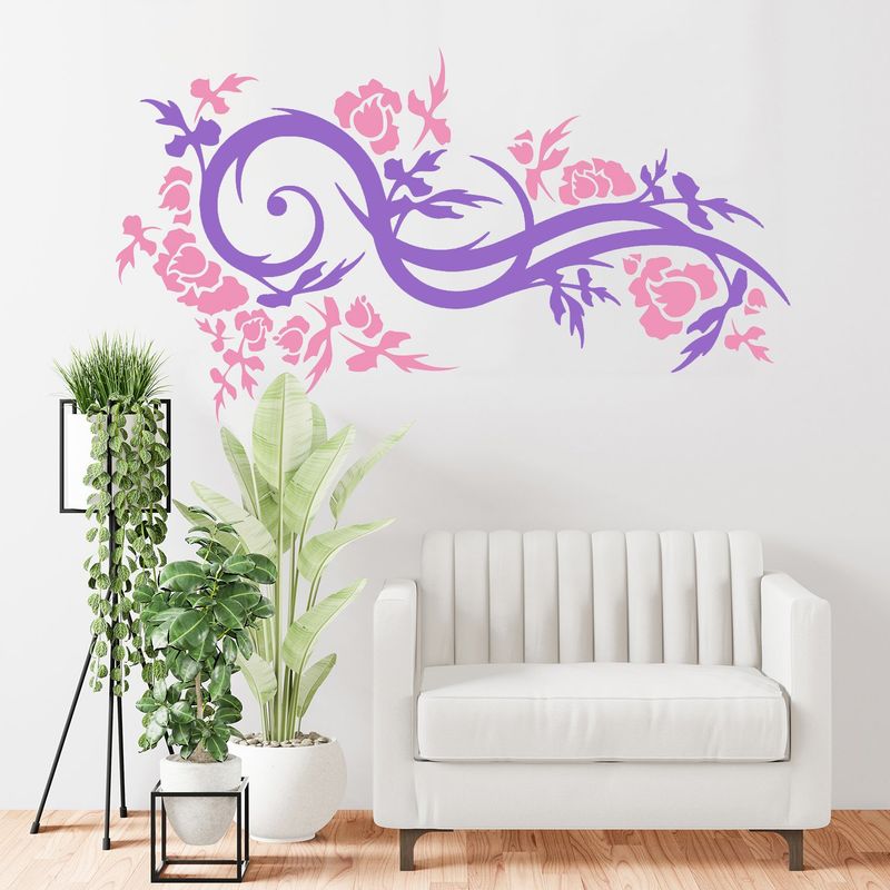 STICKART - Vinilo Hojas Y Curvas