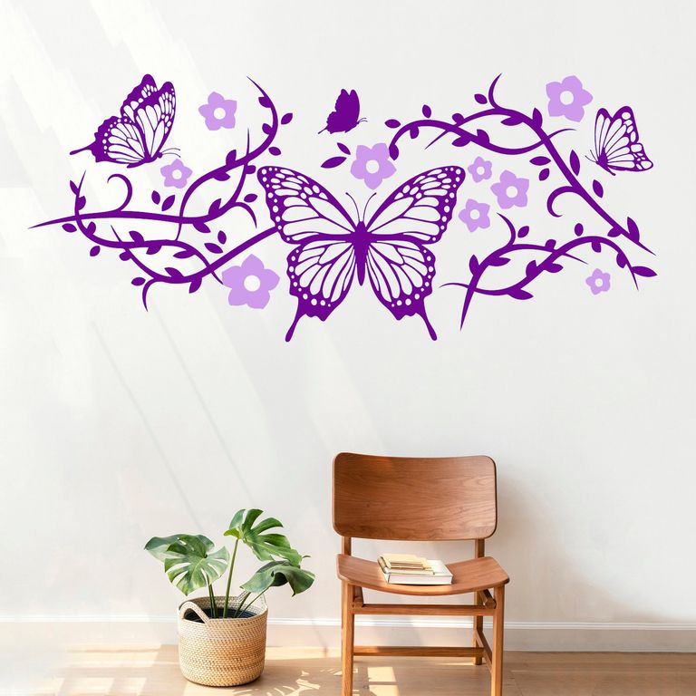 Vinilo Decorativo Mariposas STICKART | Falabella Perú