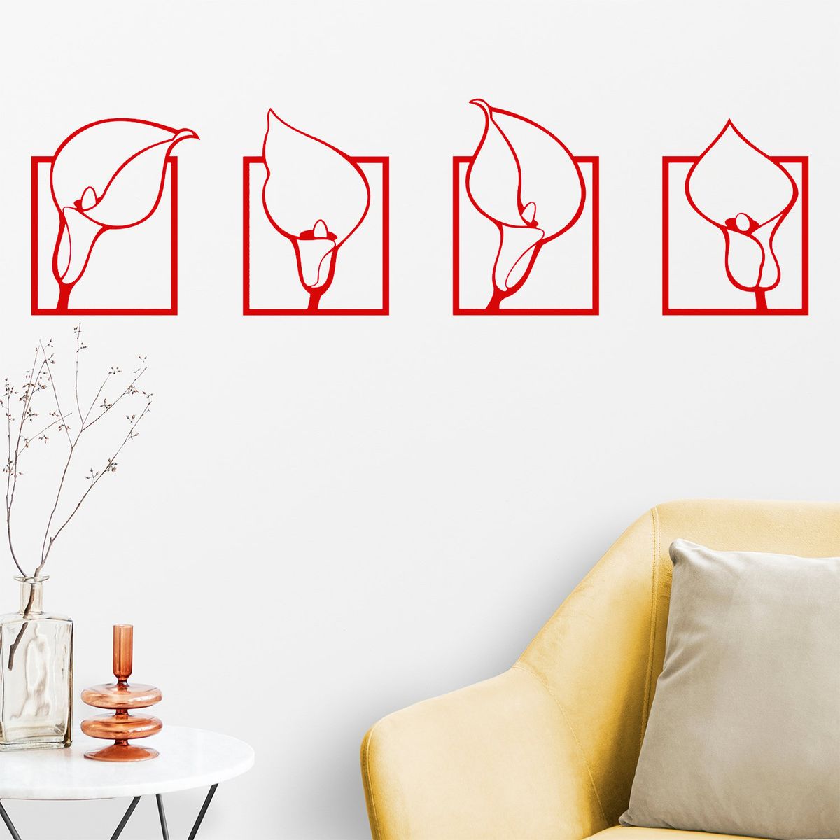 STICKART - Vinilo Decorativo Azucenas