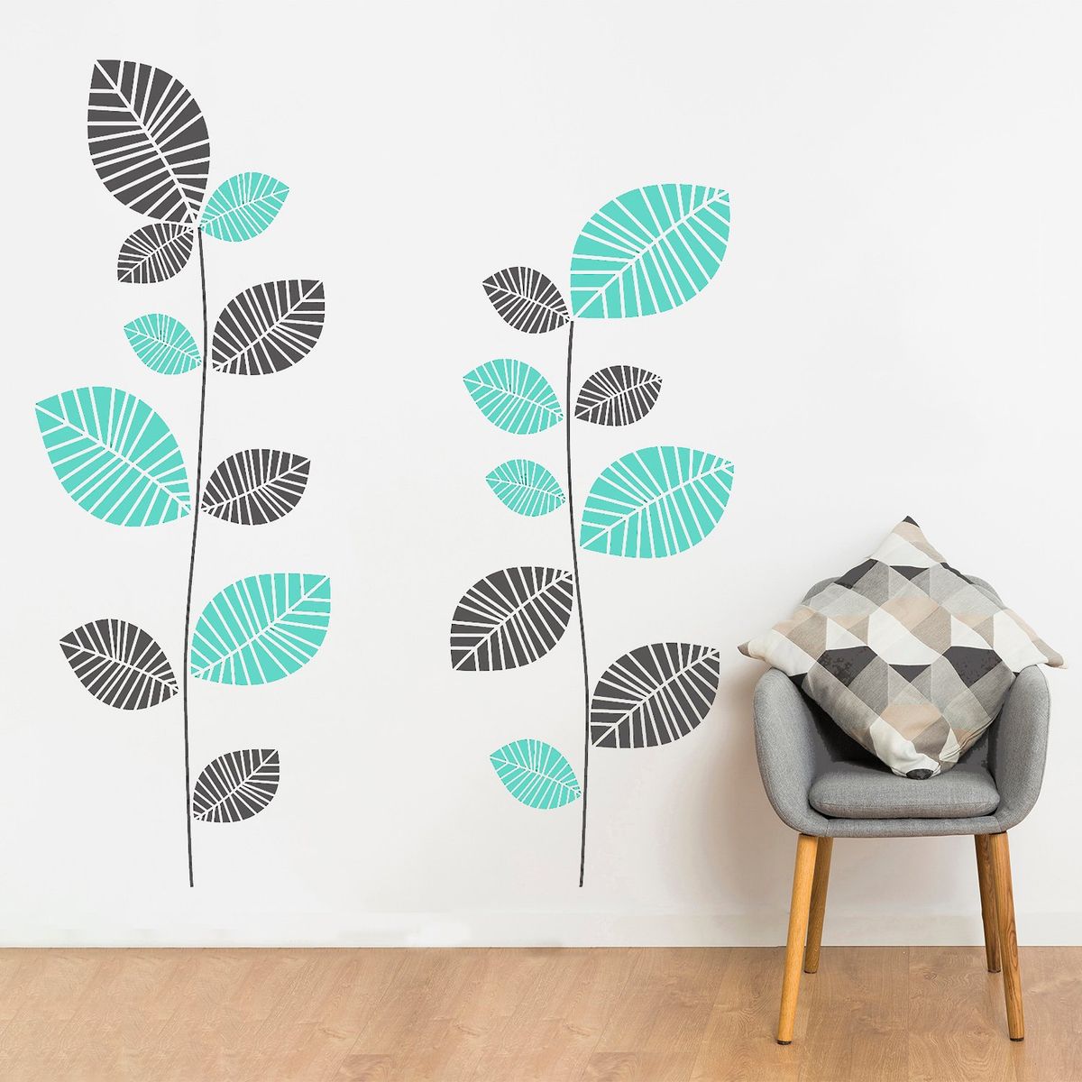 STICKART - Vinilo Hojas En Color