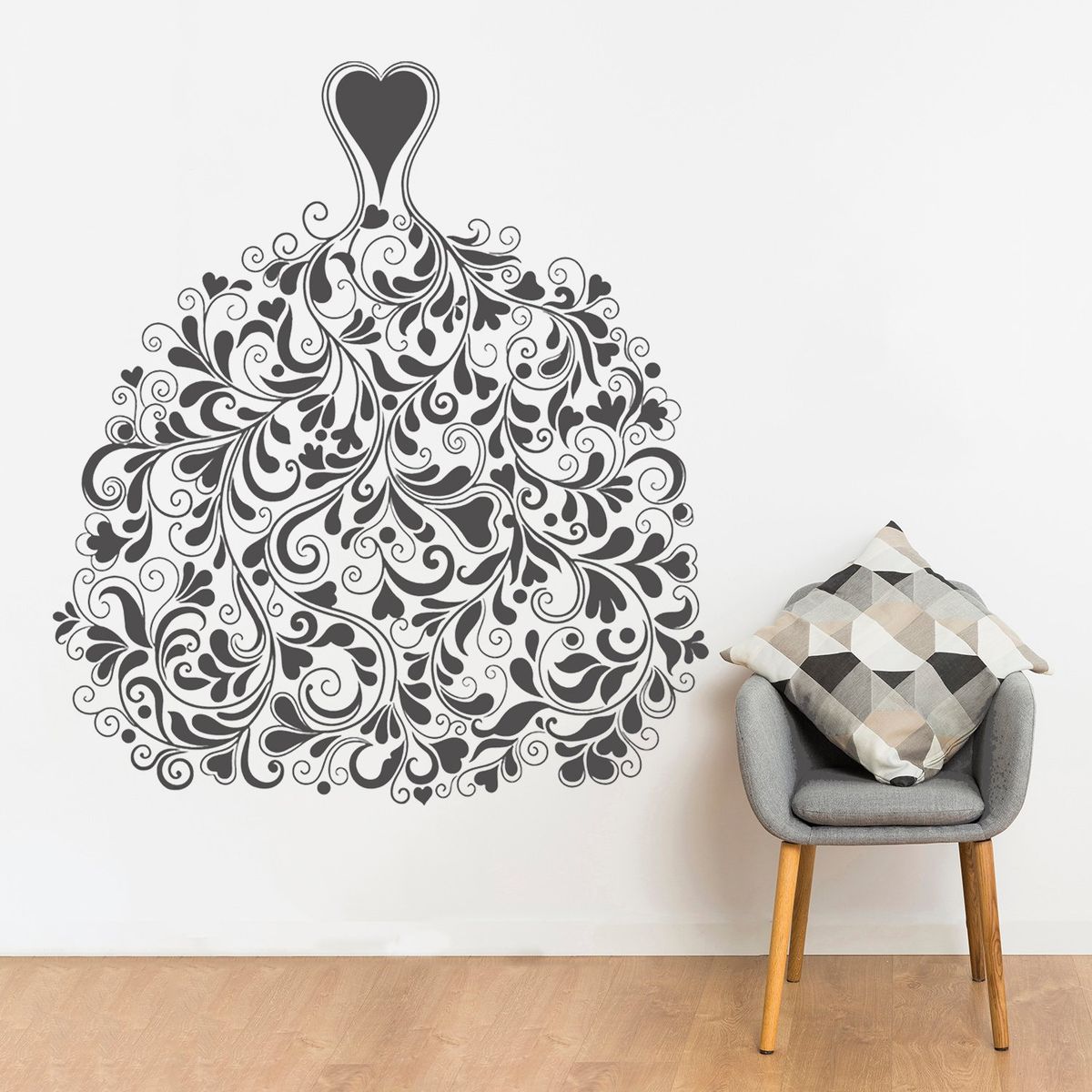 STICKART - Vinilo Vestido De Ramas