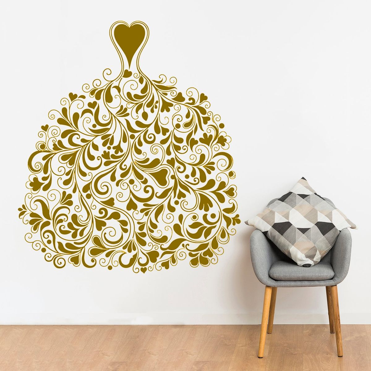 STICKART - Vinilo Vestido De Ramas