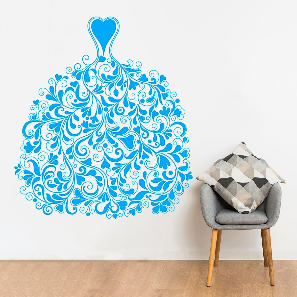 STICKART - Vinilo Vestido De Ramas