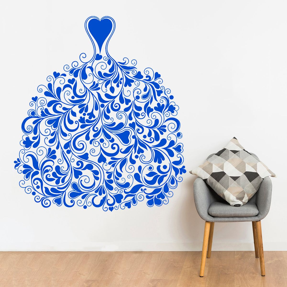 STICKART - Vinilo Vestido De Ramas