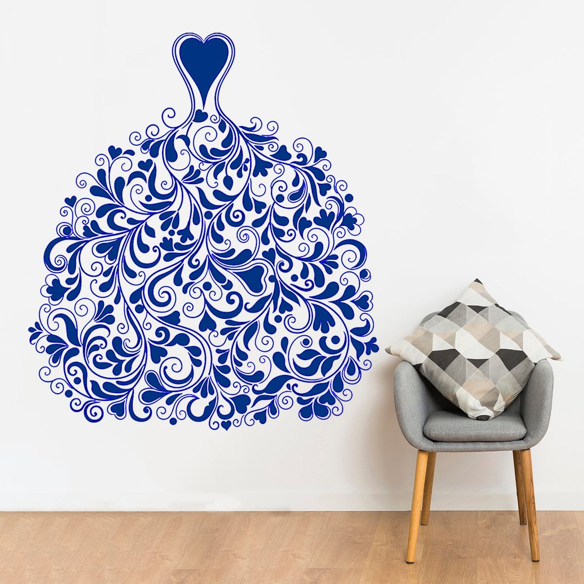 STICKART - Vinilo Vestido De Ramas