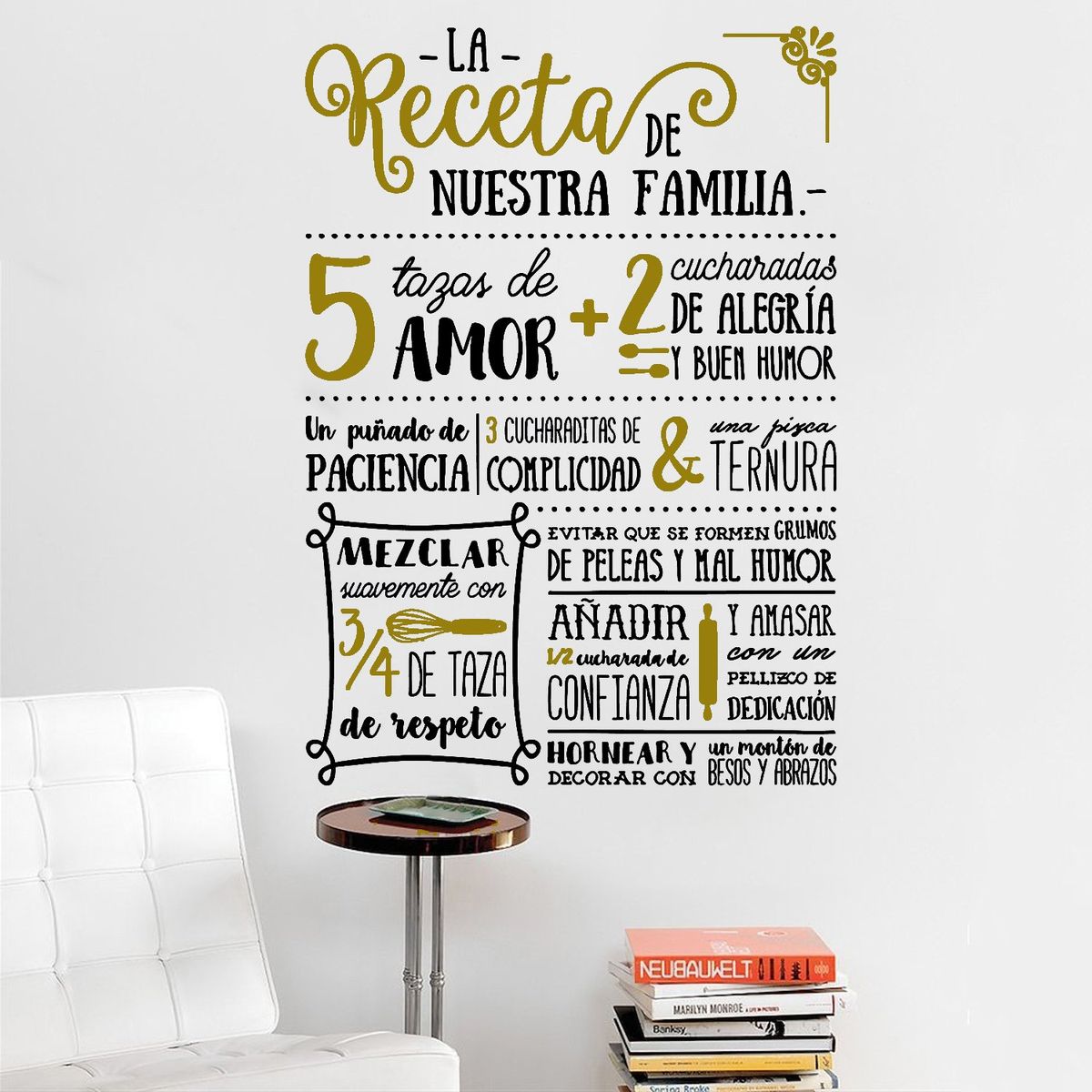 STICKART - Vinilo Receta Familiar