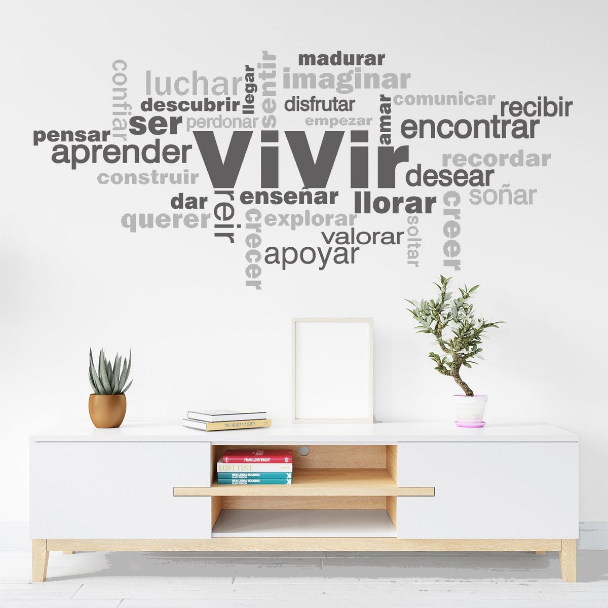STICKART - Vinilo Decorativo Vivir