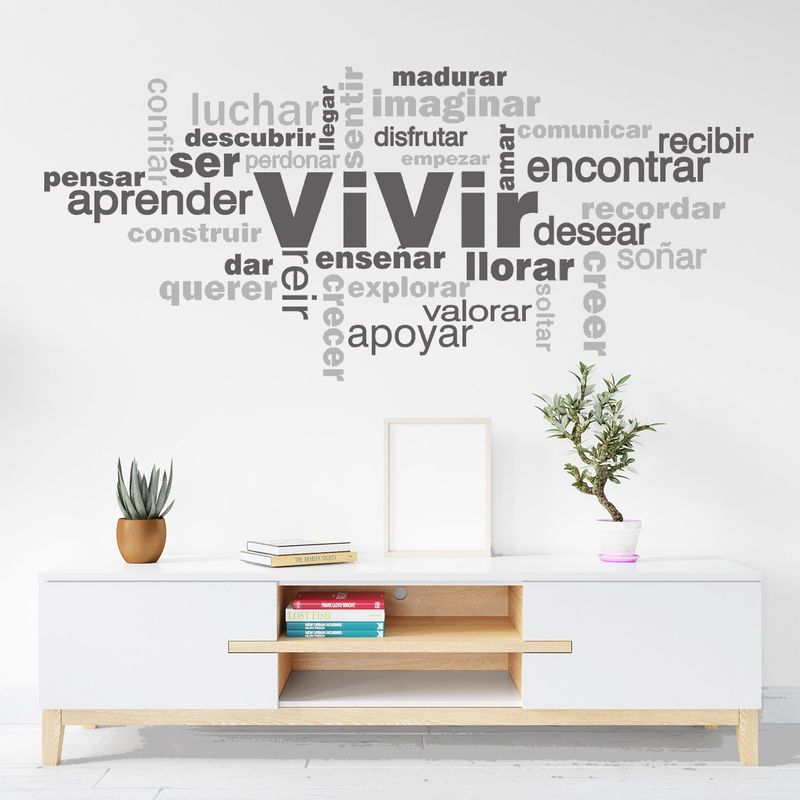 STICKART - Vinilo Decorativo Vivir