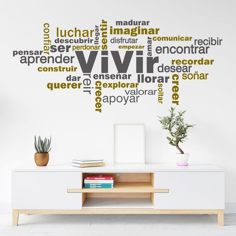 STICKART - Vinilo Decorativo Vivir