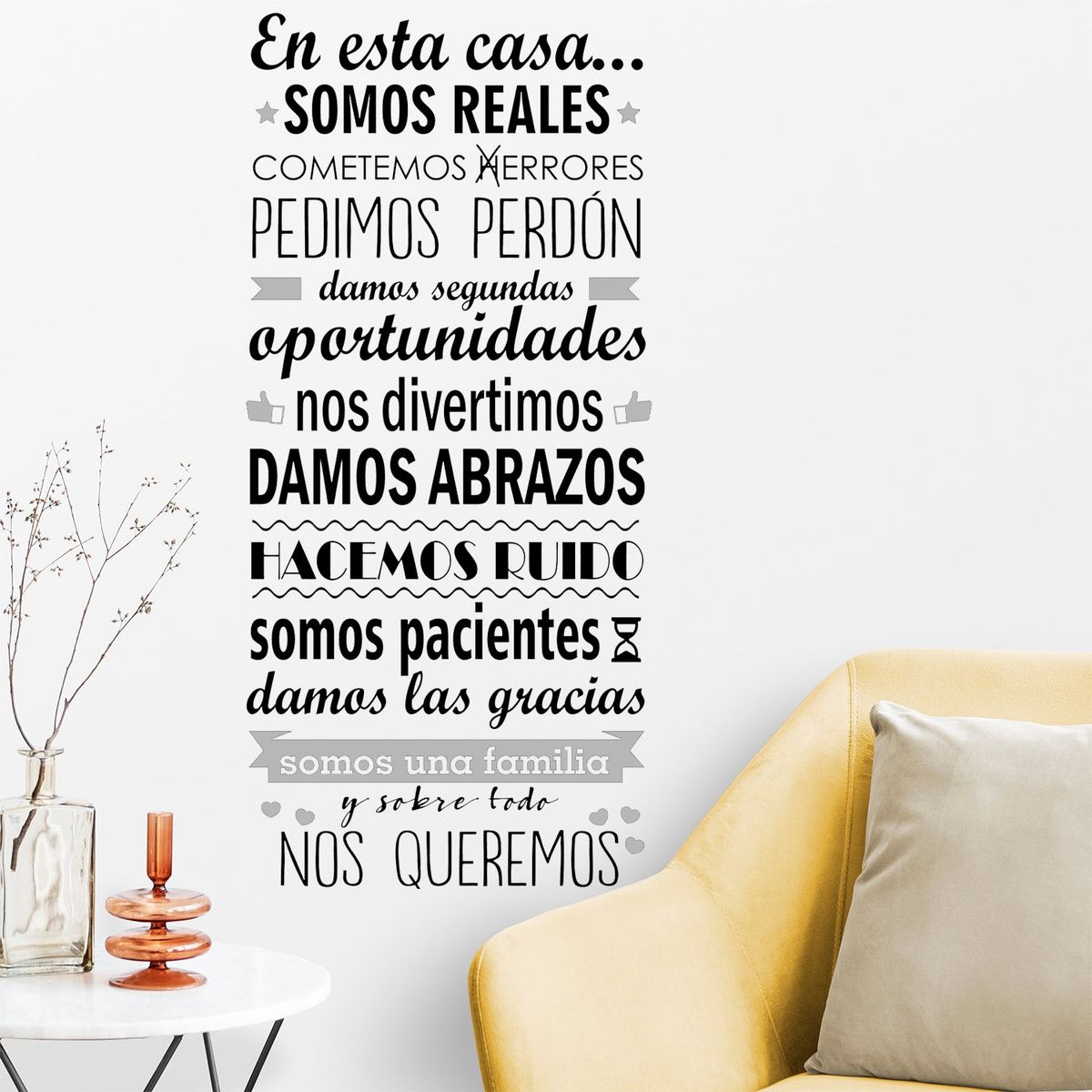 STICKART - Vinilo Decorativo Somos Reales