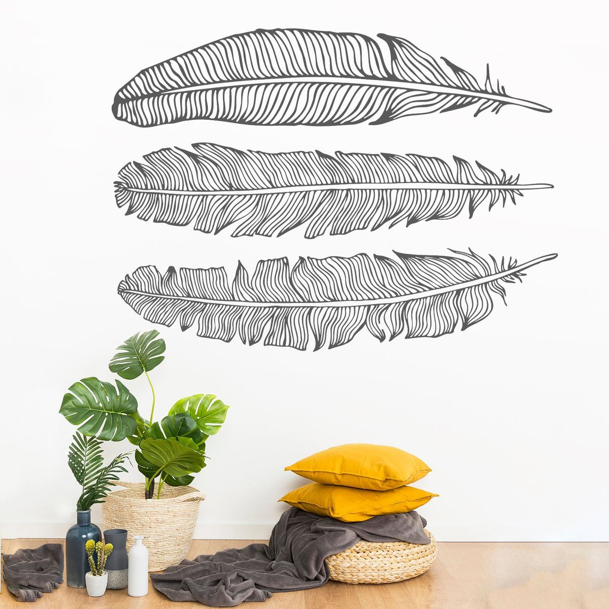 STICKART - Vinilo Decorativo Plumas