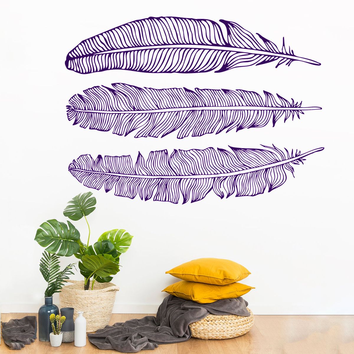 STICKART - Vinilo Decorativo Plumas