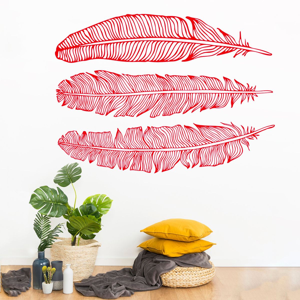 STICKART - Vinilo Decorativo Plumas