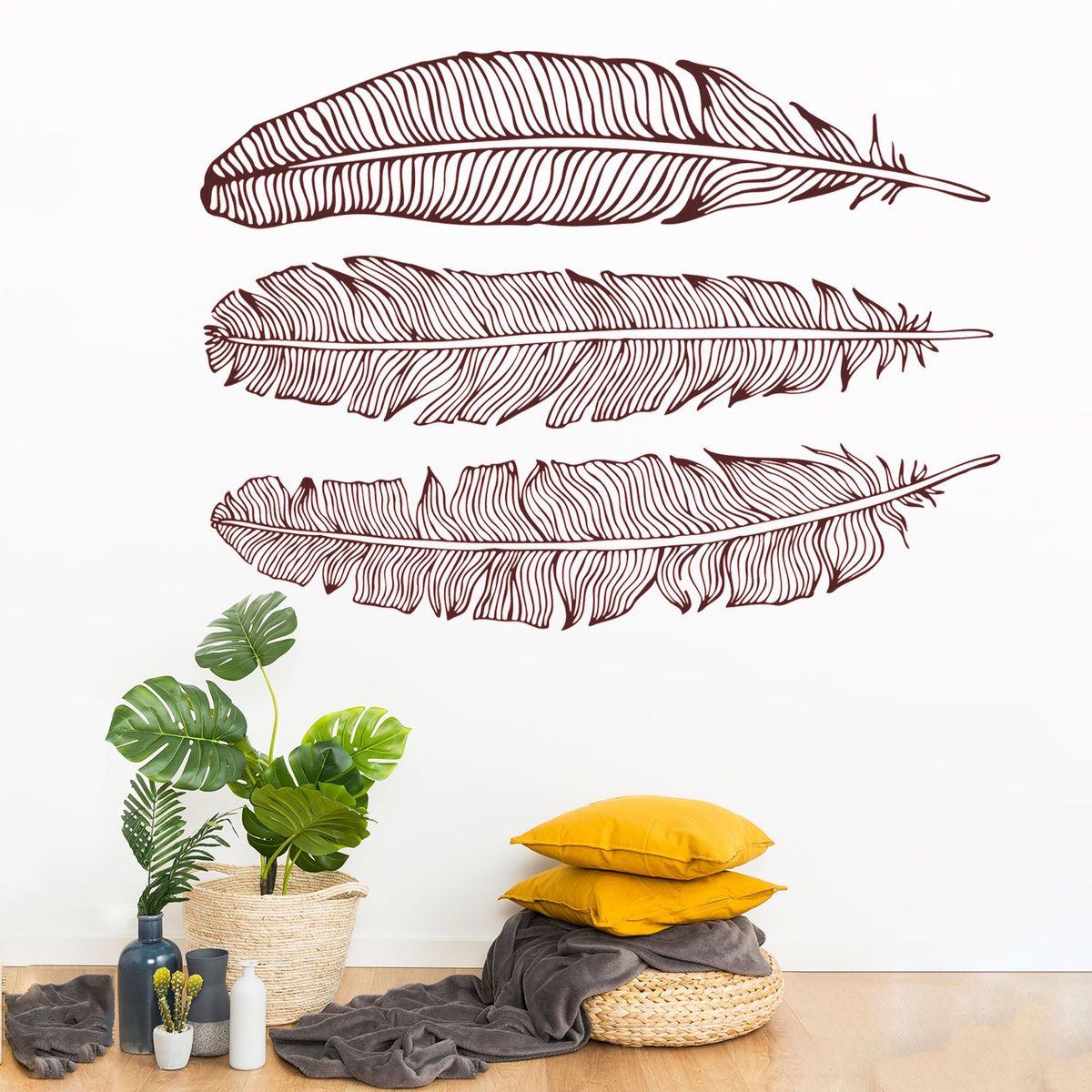 STICKART - Vinilo Decorativo Plumas