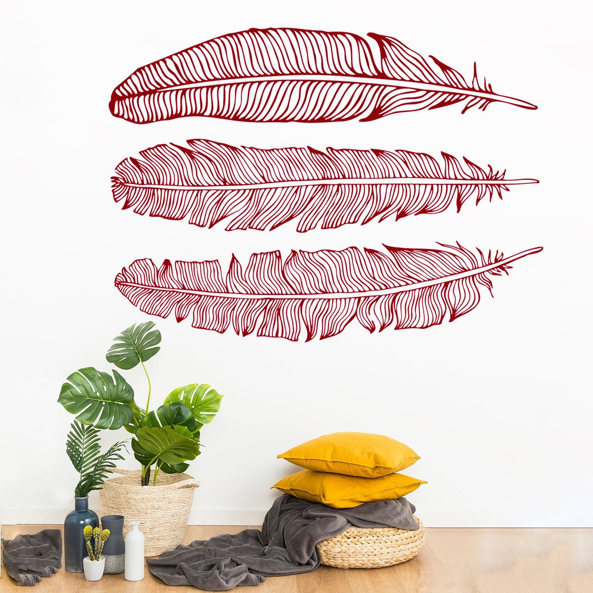 STICKART - Vinilo Decorativo Plumas