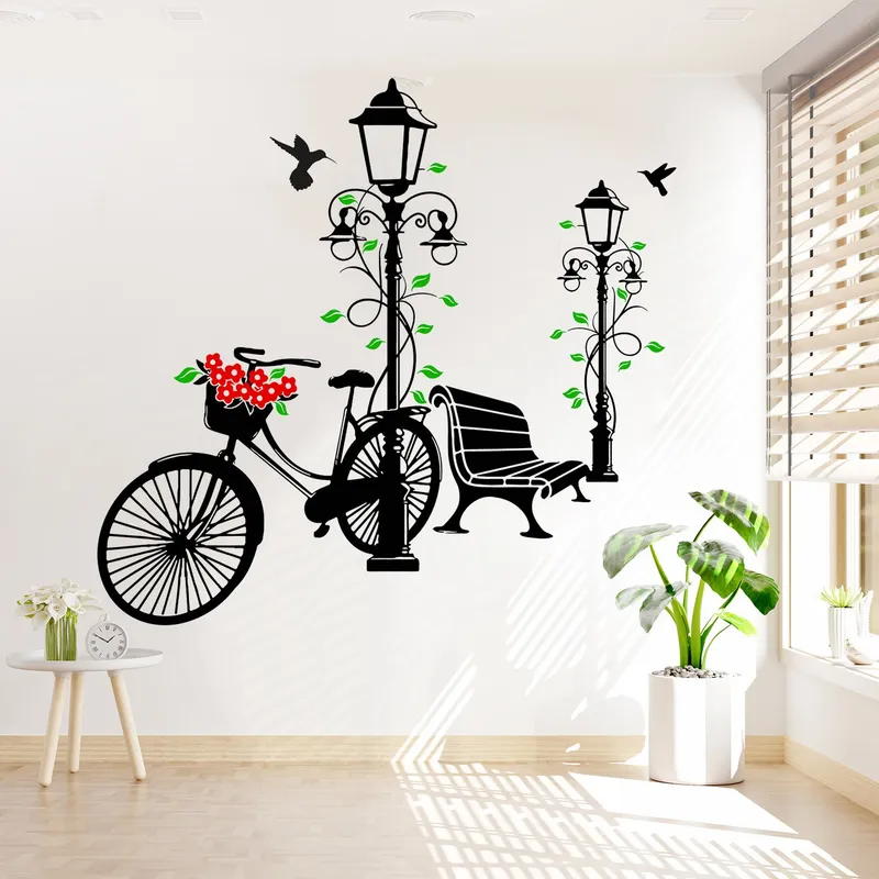 STICKART - Vinilo Bicicleta Y Faroles