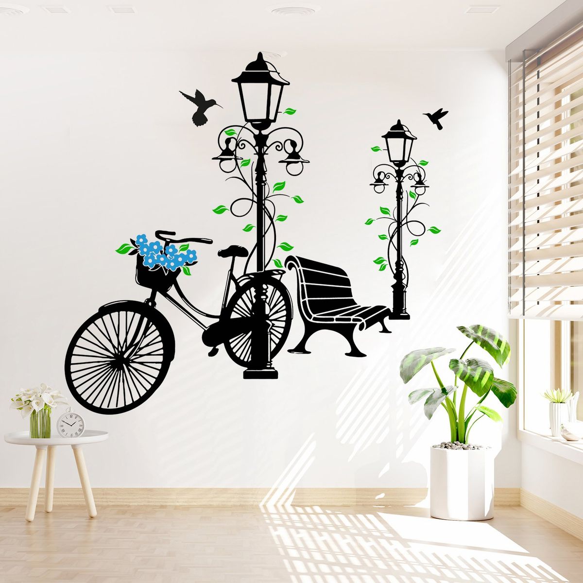 STICKART - Vinilo Bicicleta Y Faroles