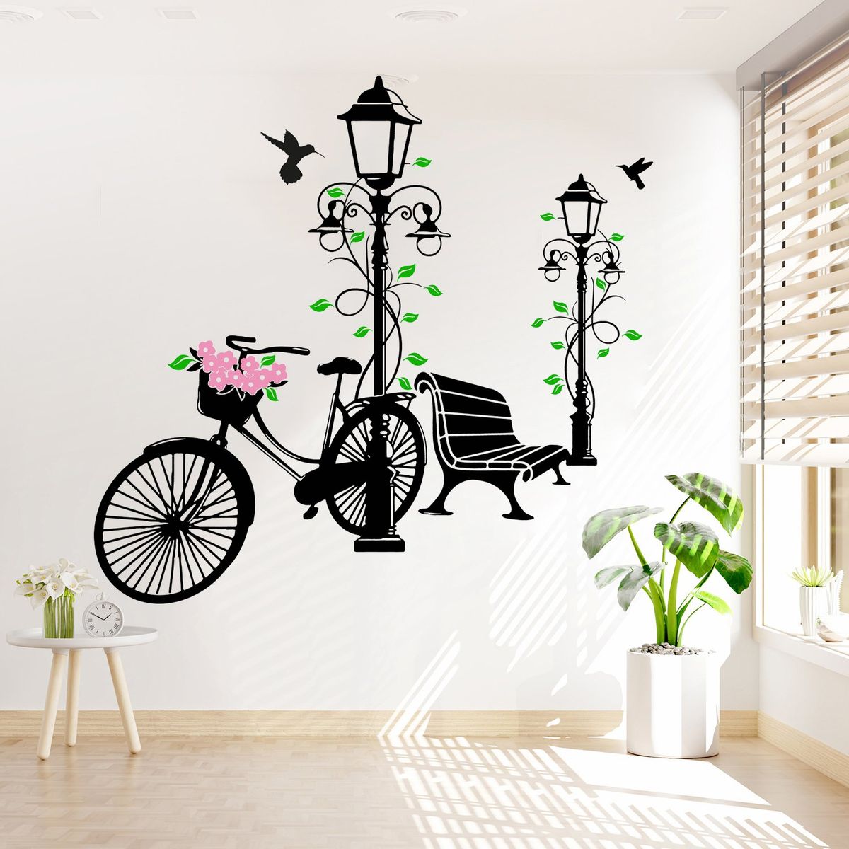 STICKART - Vinilo Bicicleta Y Faroles