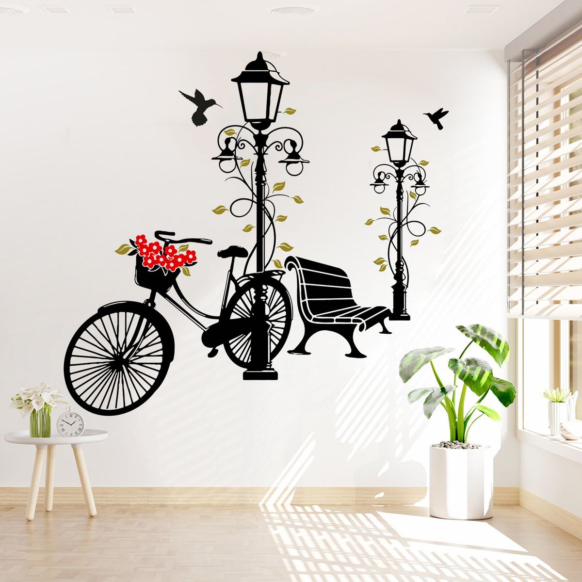 STICKART - Vinilo Bicicleta Y Faroles