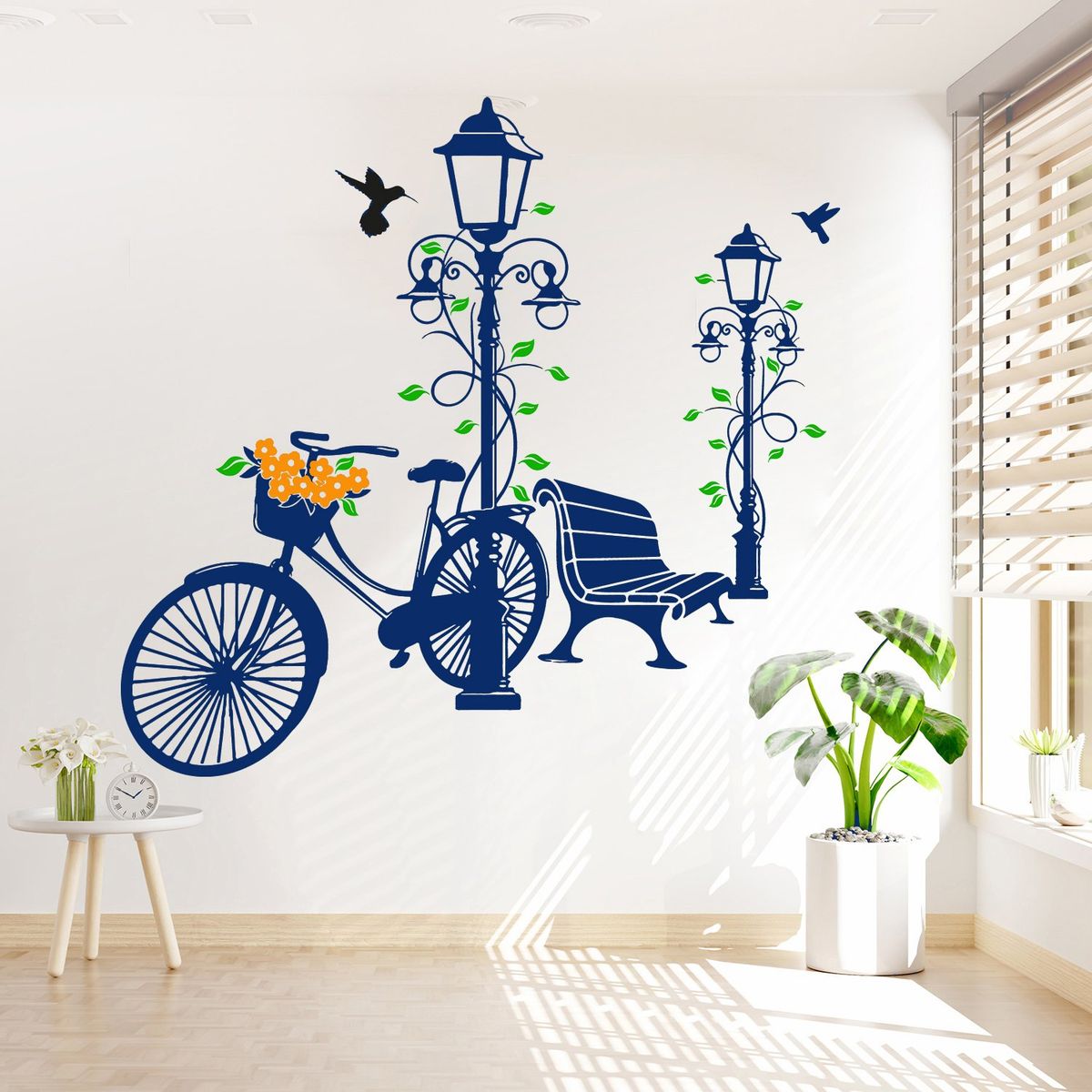 STICKART - Vinilo Bicicleta Y Faroles