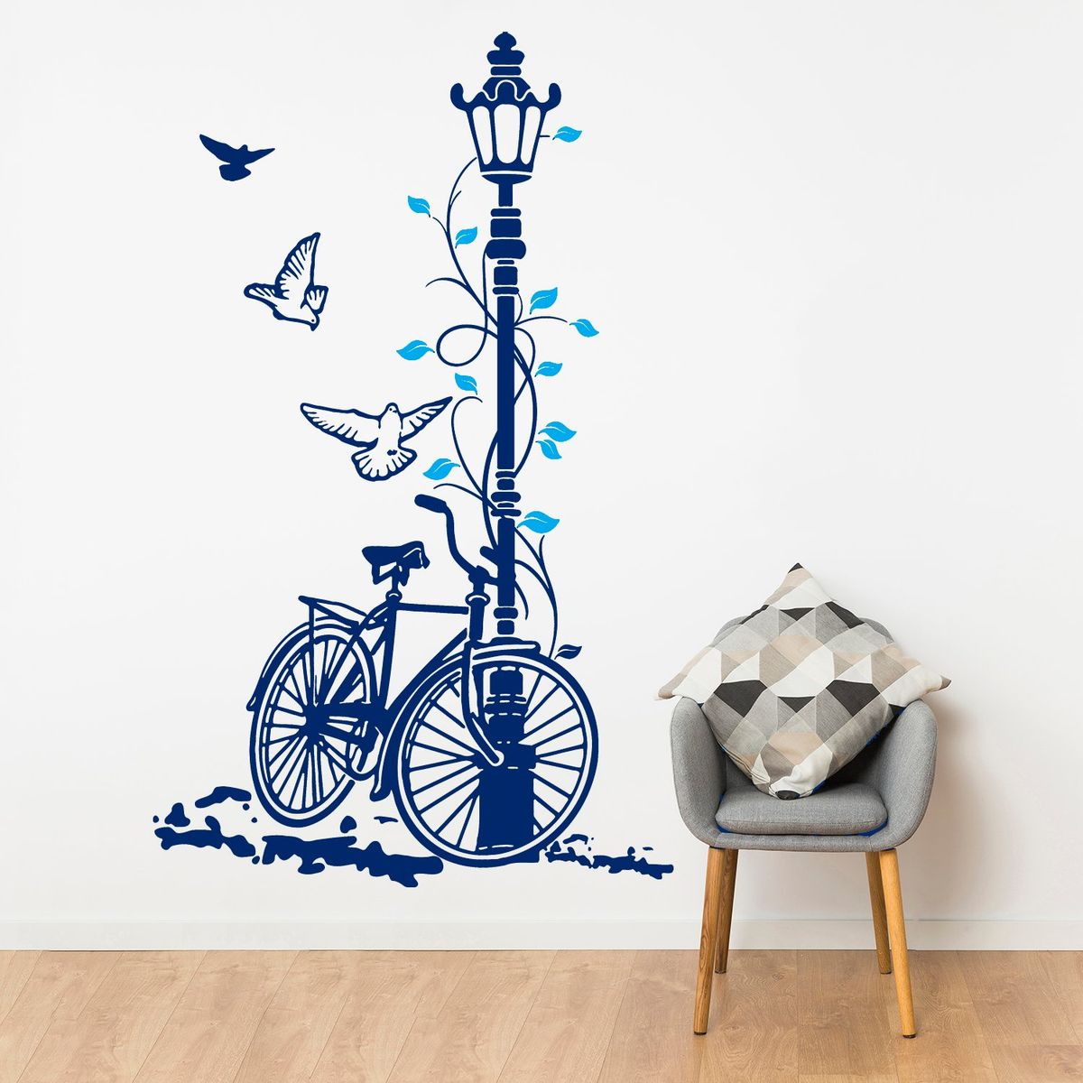 STICKART - Vinilo Bcicleta Y Farol