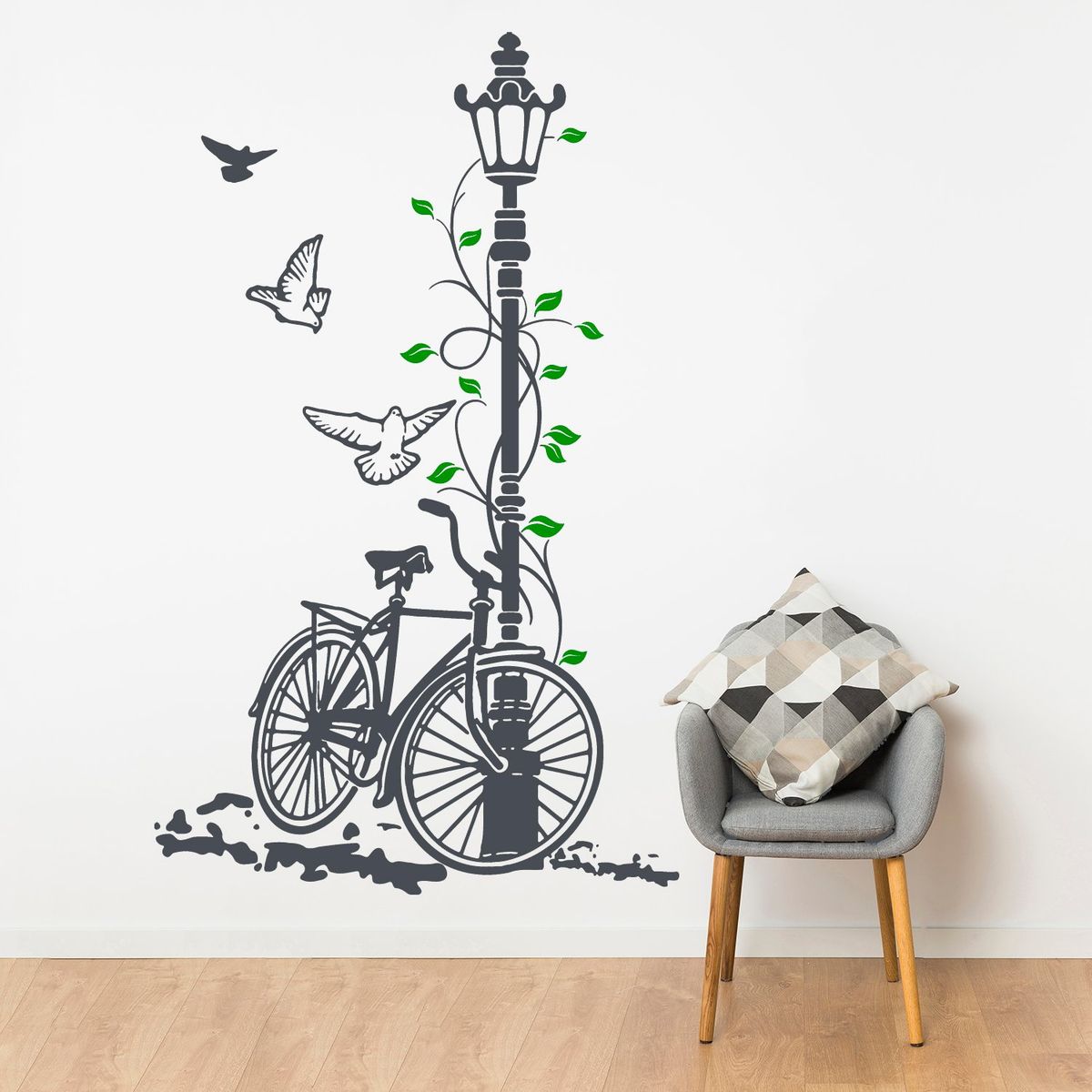 STICKART - Vinilo Bcicleta Y Farol